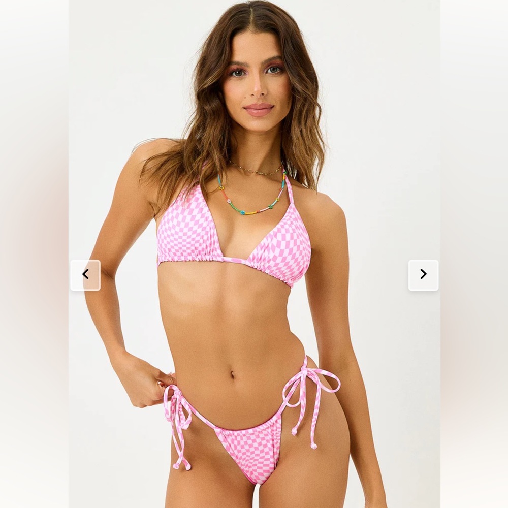 Nwot Frankie’s Bikinis String Bikini - image 1